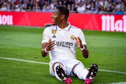 Real Madrid player in action during La Liga match